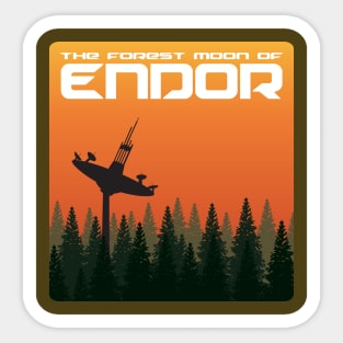 Endor by Day Sticker